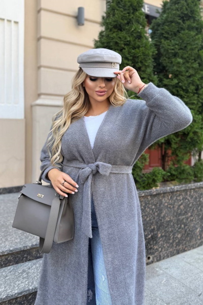 Кардиган "Роуз" сірий