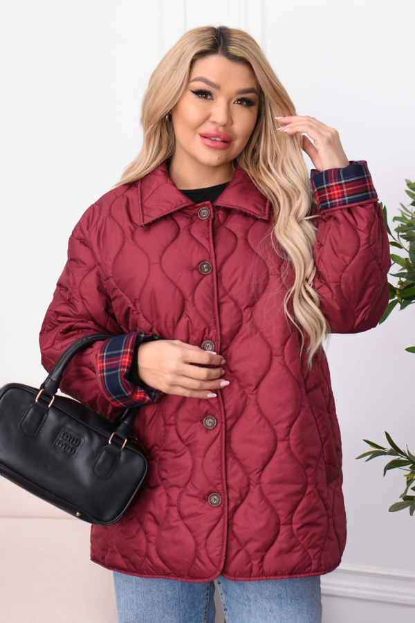 Куртка "Дельріка" марсала