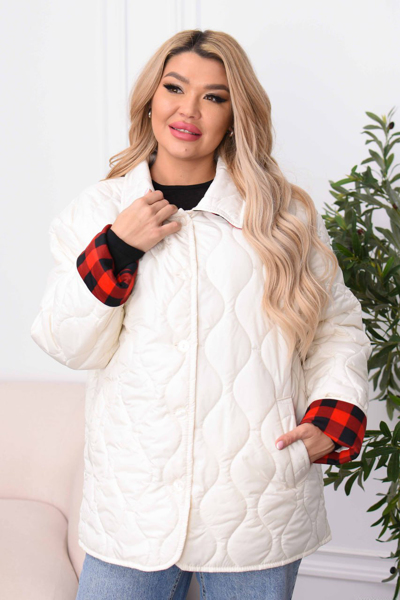 Куртка "Дельріка" молочна