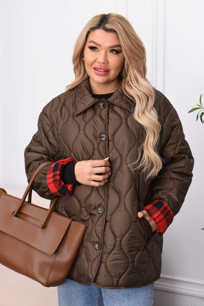 Куртка "Дельріка" шоколад