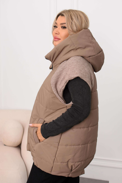 Жилетка "Періс" мокко