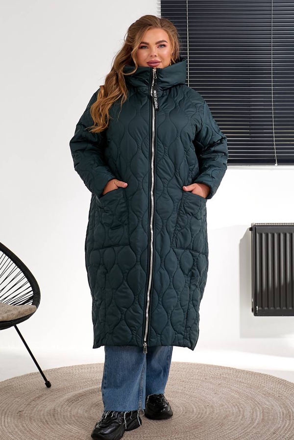 Зимове пальто "Канада" малахіт