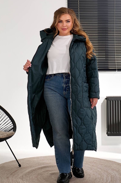 Зимове пальто "Канада" малахіт