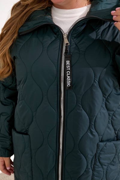 Зимове пальто "Канада" малахіт