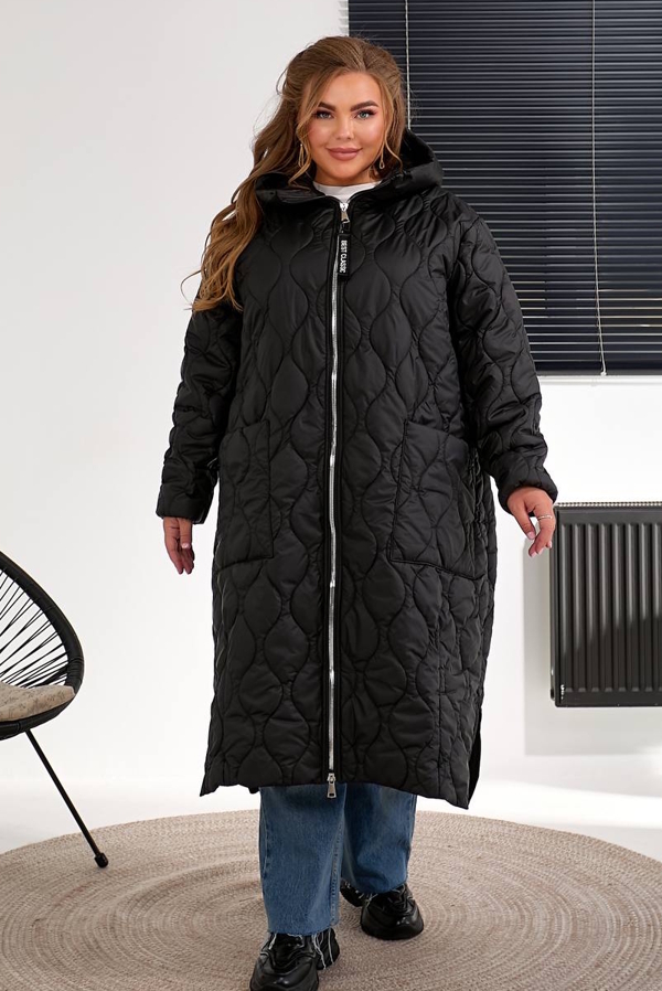 Зимове пальто "Канада" чорне