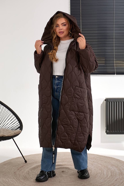 Зимове пальто "Канада" шоколад
