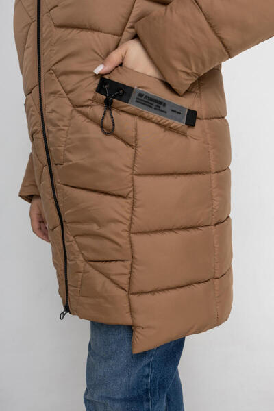 Зимова куртка "Адель" карамель