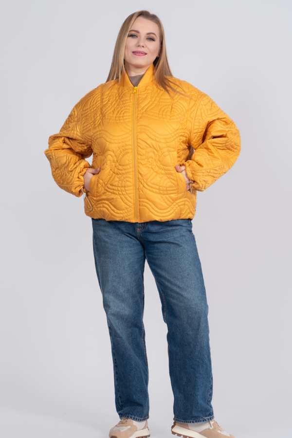 Бомбер "Амелія" жовтий