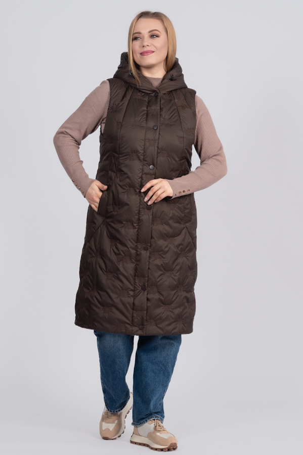 Жилет "Доната" шоколад