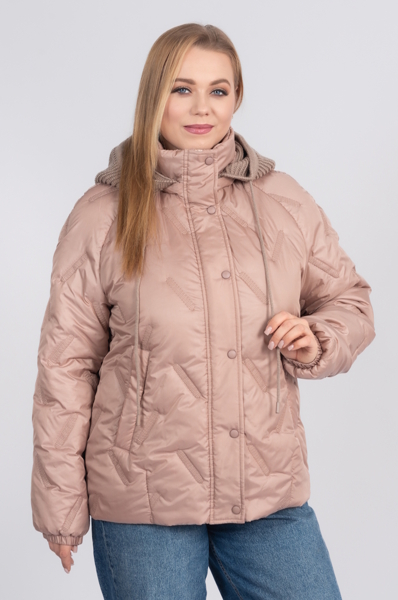 Зимова куртка "Кейт" чайна-троянда