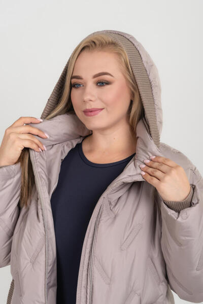 Пальто єврозима "Манія" бежеве