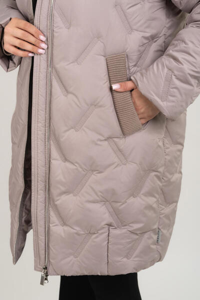 Пальто єврозима "Манія" бежеве