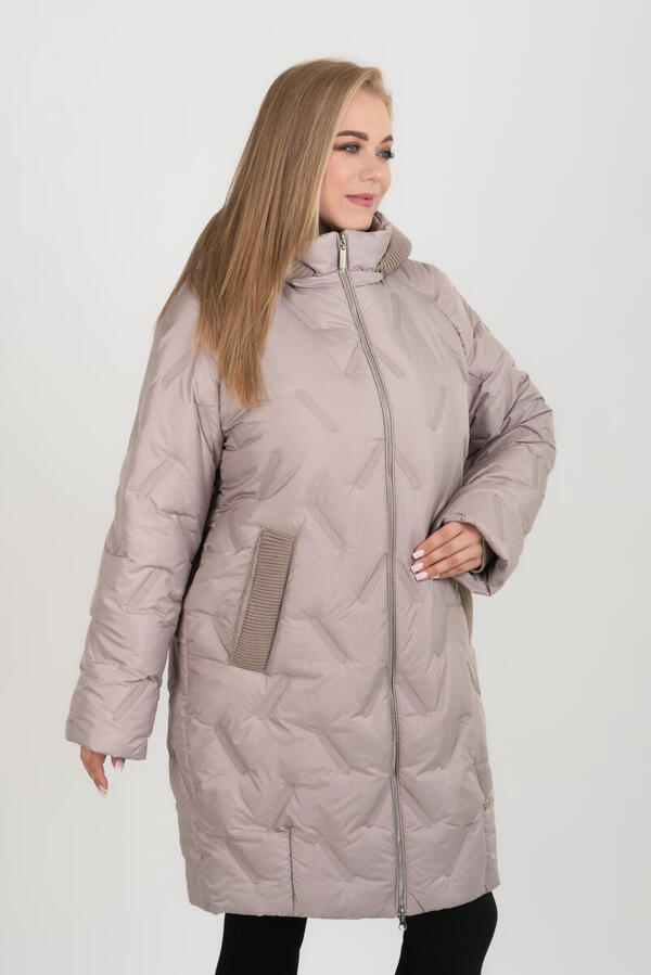 Пальто єврозима "Манія" бежеве