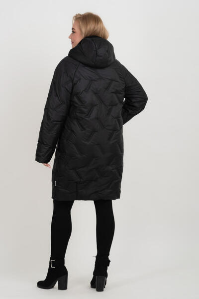 Пальто єврозима "Манія" чорне