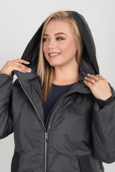 Пальто єврозима "Манія" графіт