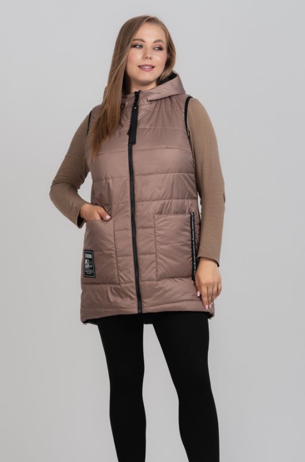 Жилет "Сніжана" мокко