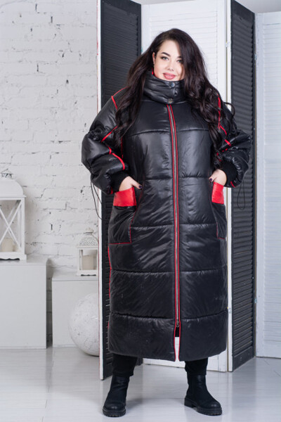 Зимове пальто великих розмірів "Маріелла" А3
