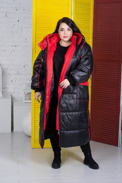 Зимове пальто великих розмірів "Маріелла" А3