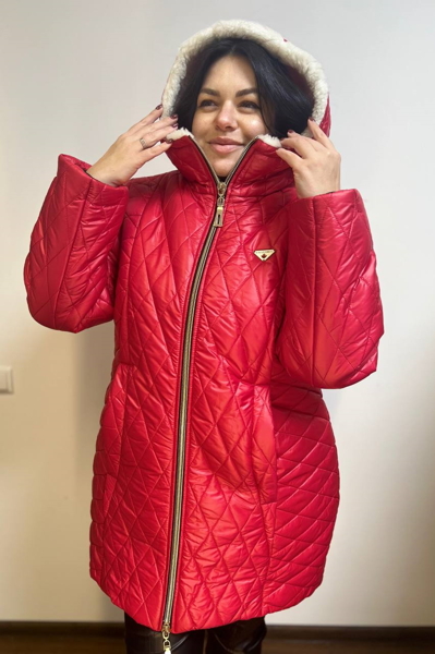 Зимова куртка "Таяна" червона