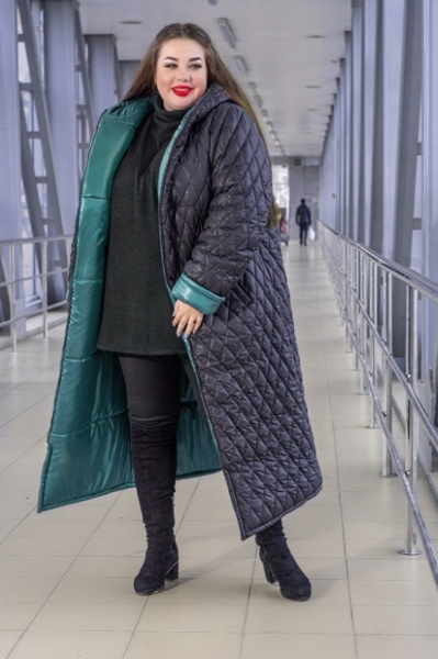 Зимове пальто великих розмірів "Танін" А1