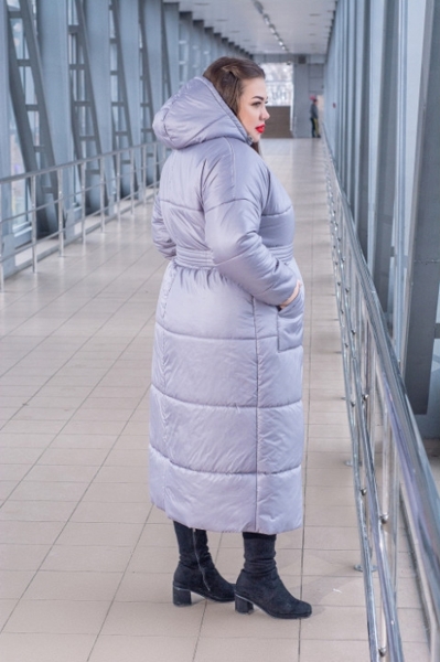 Зимове пальто "Тонус" сіре
