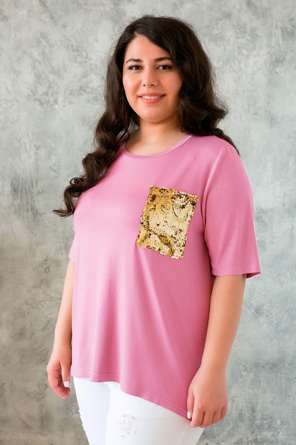 Футболка "Лайла" рожева