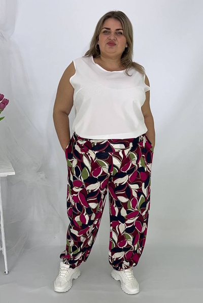 Літні брюки "Неаполь" бордо