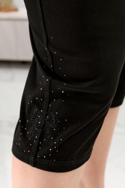 Джинсові капрі "Каприз" чорні