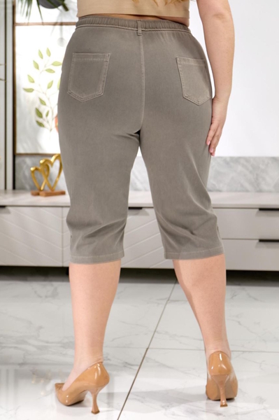 Джинсові капрі "Каприз" мокко