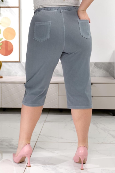 Джинсові капрі "Каприз" сірі