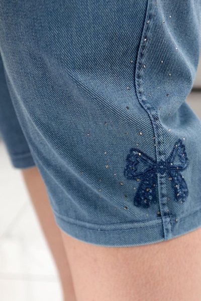 Джинсові капрі "Каприз" сині