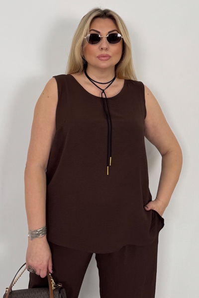 Літній костюм "Дофамін" шоколад