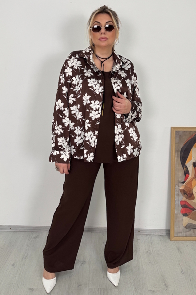 Літній костюм "Дофамін" шоколад