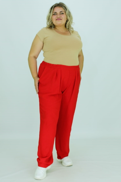 Літні брюки "Ліна" червоні
