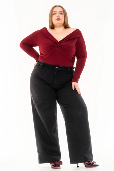 Джинси-палаццо "Наталія" чорні