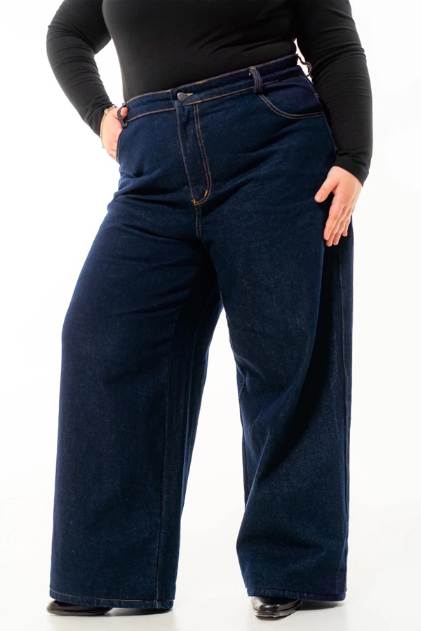 Джинси-палаццо "Наталія" темно-сині