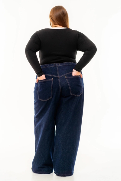 Джинси-палаццо "Наталія" темно-сині