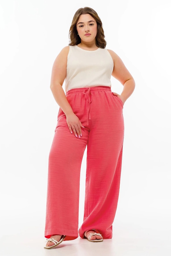 Штани з мусліну "Діоніс" корал