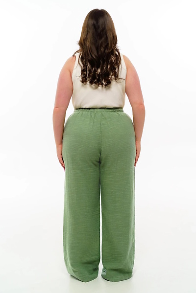 Штани з мусліну "Діоніс" оливка