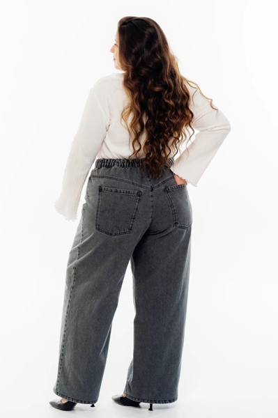 Джинси-палаццо "Нона" сірі