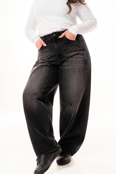 Джинси Baggy "Селена" чорні