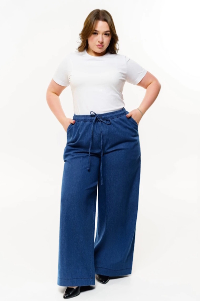 Джинси-палаццо "Шанс" сині
