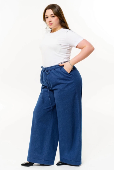 Джинси-палаццо "Шанс" сині