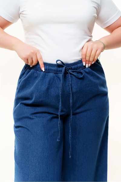 Джинси-палаццо "Шанс" сині