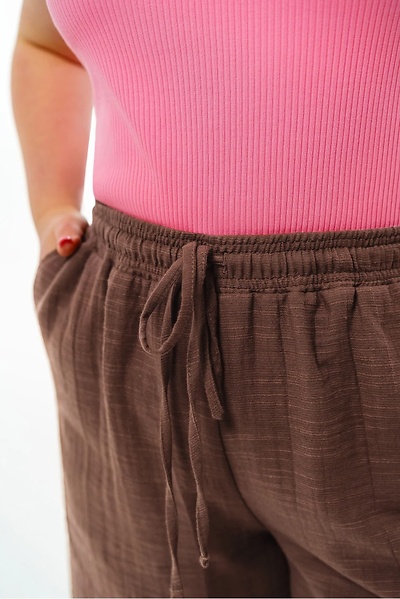 Шорти з мусліну "Візит" шоколад