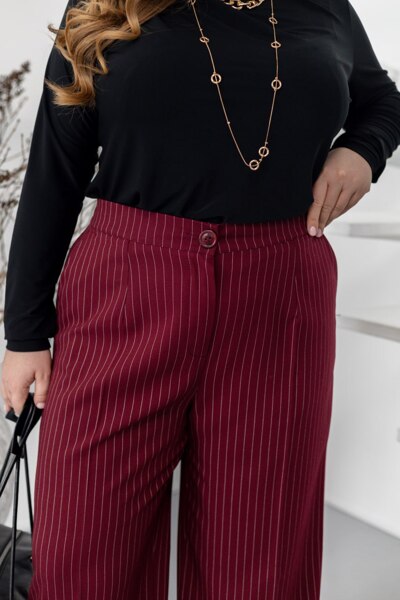 Брюки "Молен" бордо