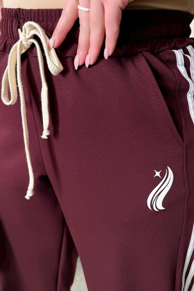 Спортивні штани "Сінтія" бордо