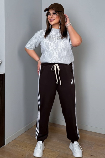 Спортивні штани "Сінтія" шоколад