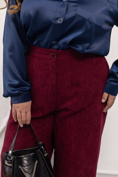 Брюки "Стефані" бордо