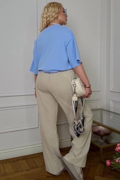 Штани-палаццо "Брейн" бежеві